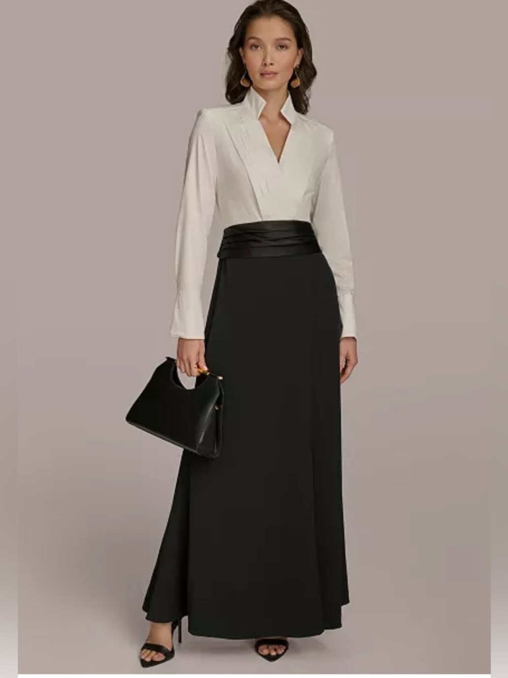 Donna Karan New York
Women's Mixed-Media Scuba-Crepe Gown
